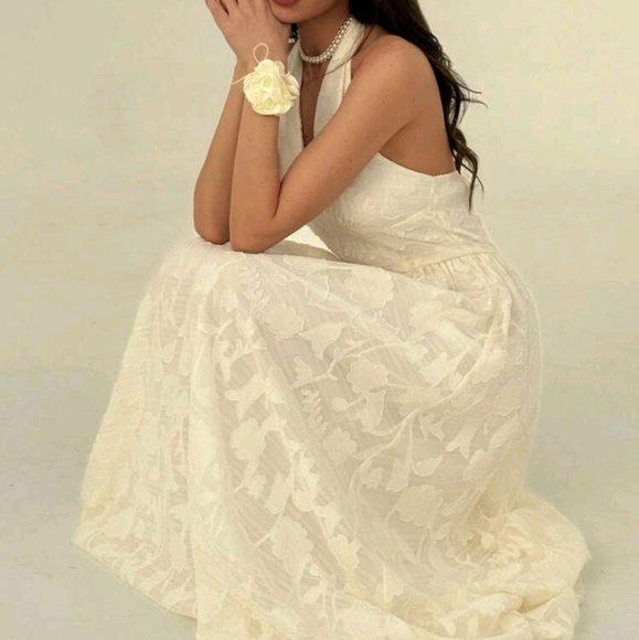 Wedding Occasion Sleeveless V-Neck Ruched Chiffon Dress